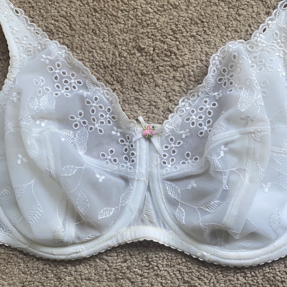 Fayreform Unlined Lace Eyelet Underwire Bra 32G